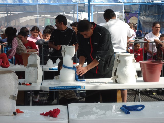 The snowmen look pretty cool!