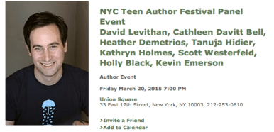 Scott Westerfeld and more in New York